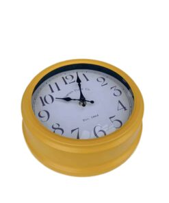 שעון קיר דגם רובי- צהוב